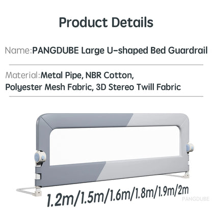 PANGDUBE 1pc Baby Bed guardrail Baby Safety Bed Barrier Children's Safety Bed Rail Guard for Kids Fall Out Protection