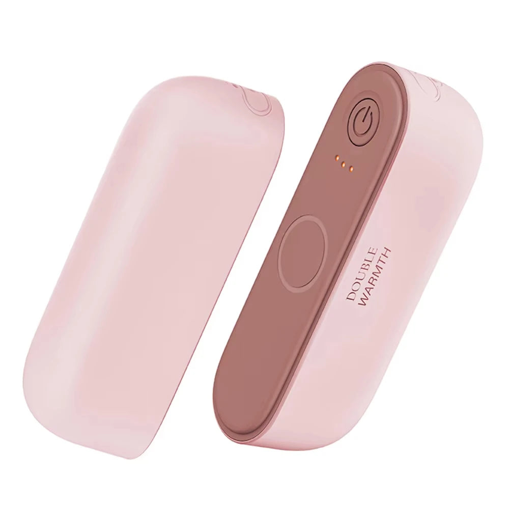2-in-1 Magnetic Rechargeable Hand Warmers Electric Portable Handwarmers Long Lasting Safe Heating Warmer Pocket Heater