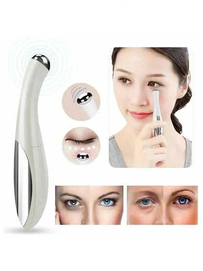 2026Electric Eye Massager Vibration Wrinkle Anti-Ageing Eye Massage Dark Circle Removal Beauty Face Eye Care Pen