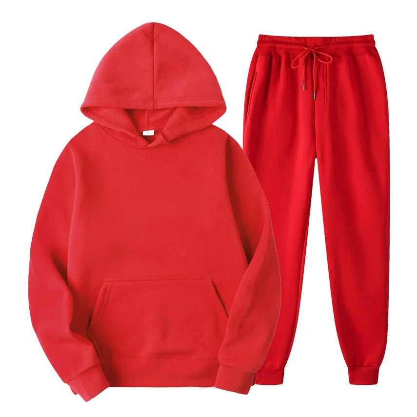 2024 Winter Brand Tracksuits Men's sets Long Sleeve Pullover + Jogging Trousers 2pcs Sets Fitness Running Suits sportswer Male