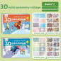 3D Animal Jigsaw Puzzle Stickers DIY Handmade Creative Collage Art Set With Self-Adhesive Paper Back To School Gifts Educational