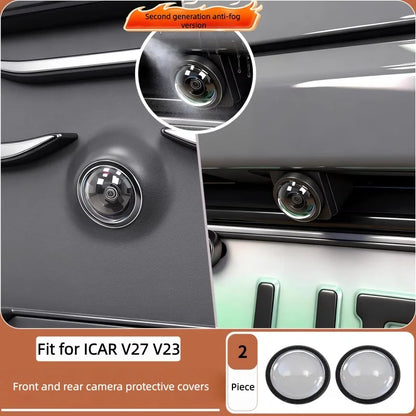 Fit for Chery ICAR V27 V23 Auto Camera Protective Cover 360-degree Image Lens Protective Cover Rain Cover Auto Protective Piece