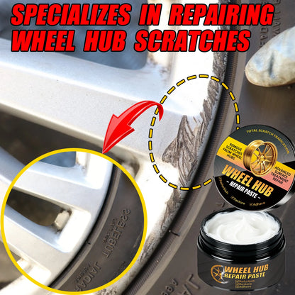 Car Wheel Hub Scratch Refurbishment Paste, Tire Rim Scratch Paint Repair Paste - Aluminum and Steel Rings Dent Restore Care/93x*