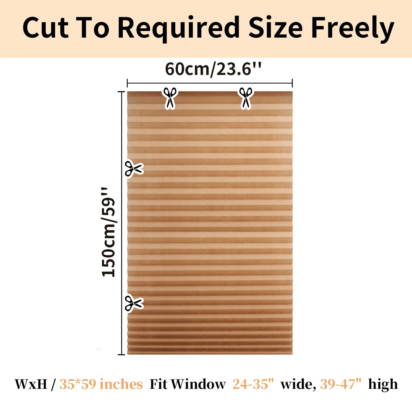 1Pc Shades Self-adhesive Half/Full Windows Nonwoven Folding Curtain Bathroom Balcony Living Room Balcony Curtains Pleated Blinds