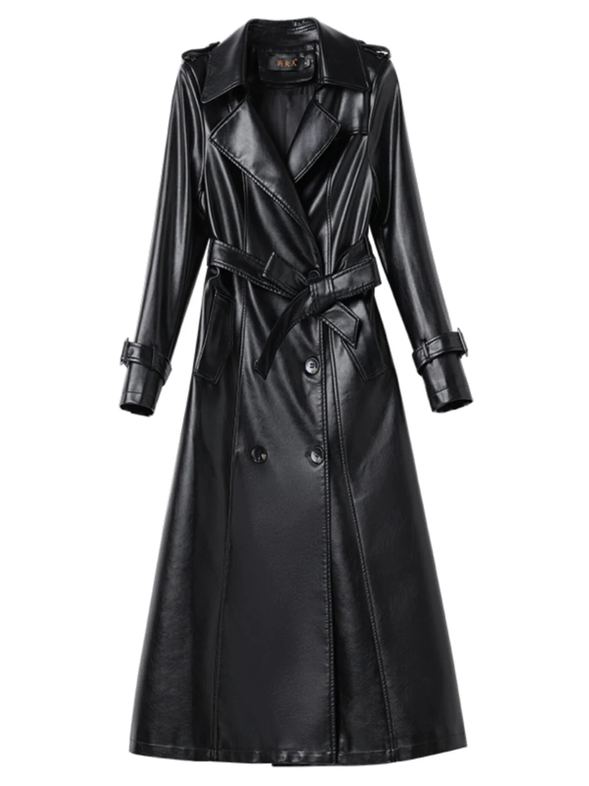 Real Leather Sheepskin Coat Women's Mid-Length Stylish Slimming Autumn Winter New Korean Style Coat Over-Knee Outerwear