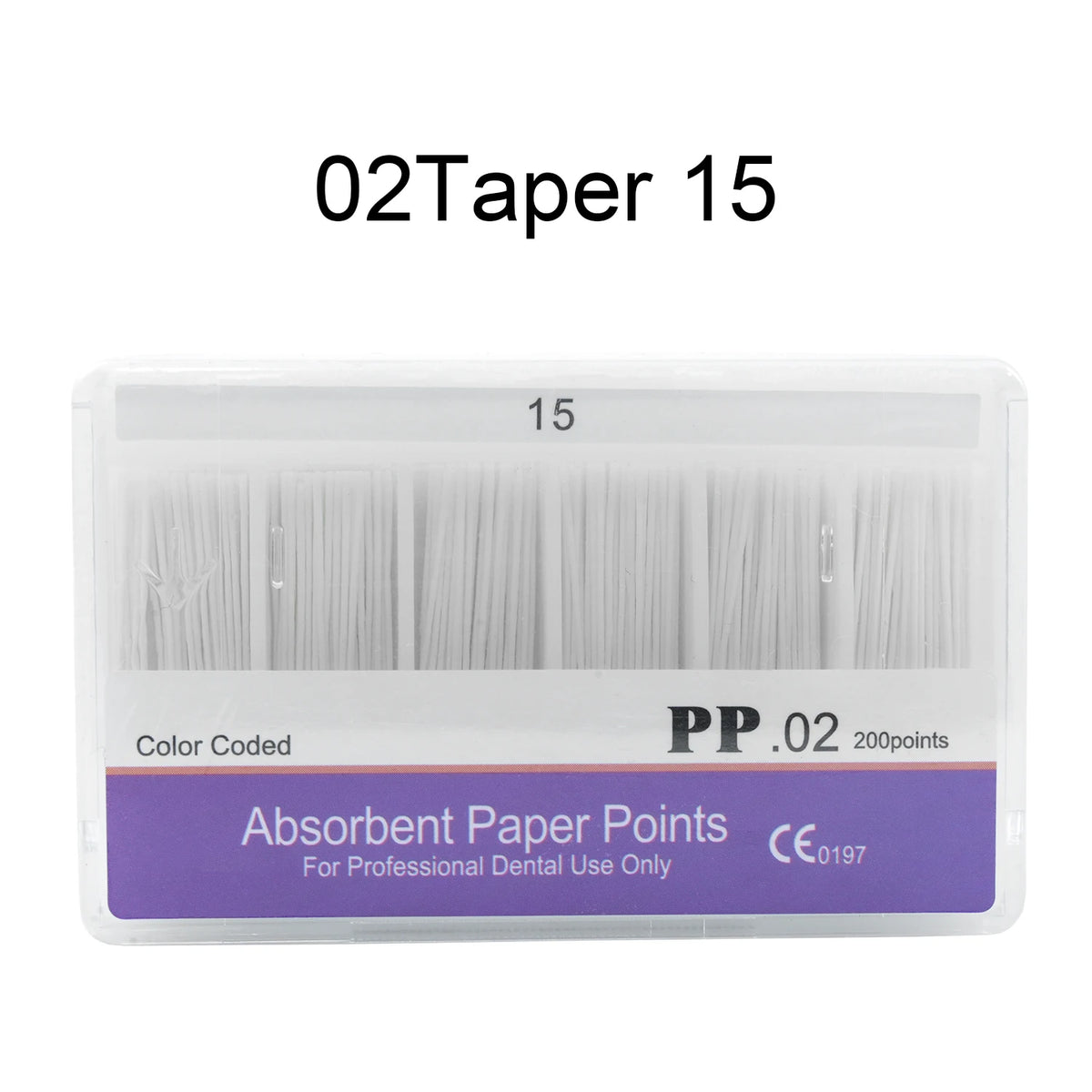 WELLCK 1 Box Dental Absorbent Paper Points Sterile Mixed Sizes 02 04 06 Taper 15-40# For Dentist Use Dentistry Materials