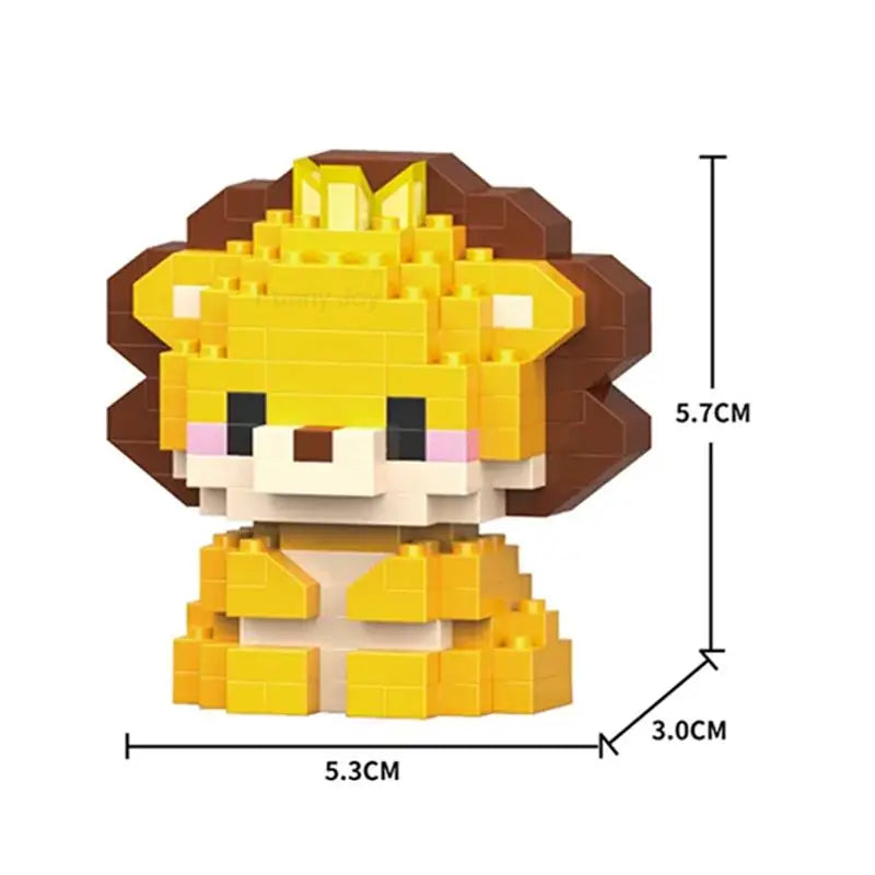 Insect Micro Animals Pet Cats Dog Building Blocks 3D Diamond Model BEE Snail Brick City Construction Toy for Children Kid Gift