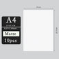 5/10pcs A4 Magnetic Photographic Paper Printable Magnetic Sheets Make DIY Refrigerator Photo Magnet Inkjet Printing Glossy/Matte