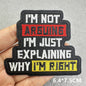 Cartoon Embroidered Patches For Clothing Slogan Letters Embroidery Patch For Clothes Iron On Patches On Clothes Jackets DIY