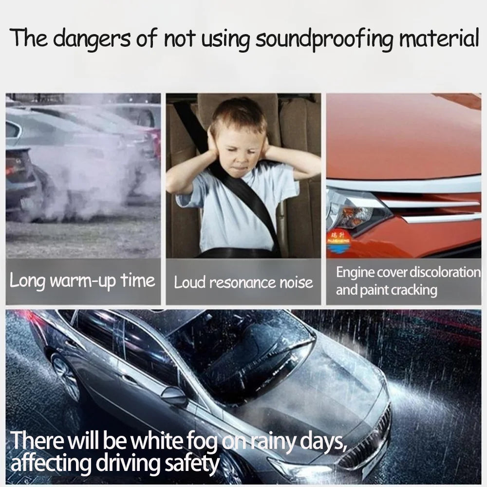 For Leapmotor C10 2024 2025 2026 Car Hood Engine lining Thermal Insulation Cotton Soundproof Mat Cover Protection Accessories