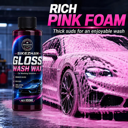 100ml Pink Foaming Extreme Bodywash & Wax Foaming Car Wash Soap, (Works with Foam Cannons/Guns or Bucket Washes) for Cars