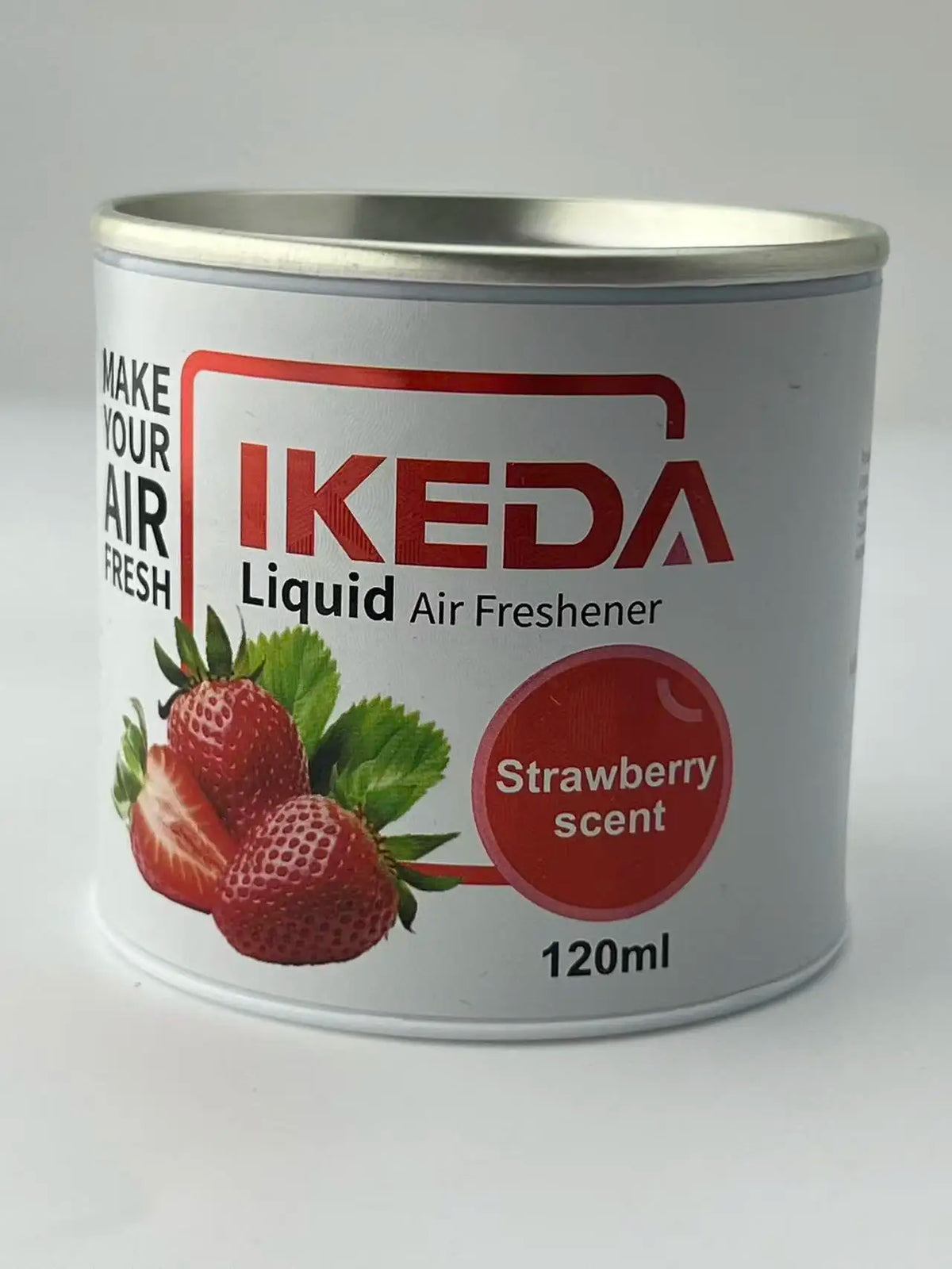 IKEDA 120ml Grape Scent Liquid Air Freshener, Long Lasting Sweet Fruity Fragrance, Odor Eliminator for Car Home Office