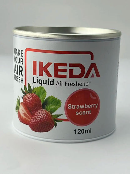 IKEDA 120g Pineapple Air Freshener Liquid, Long Lasting Car Fragrance, Home Office Deodorizer, Eliminates Cigarette Pet Kitchen