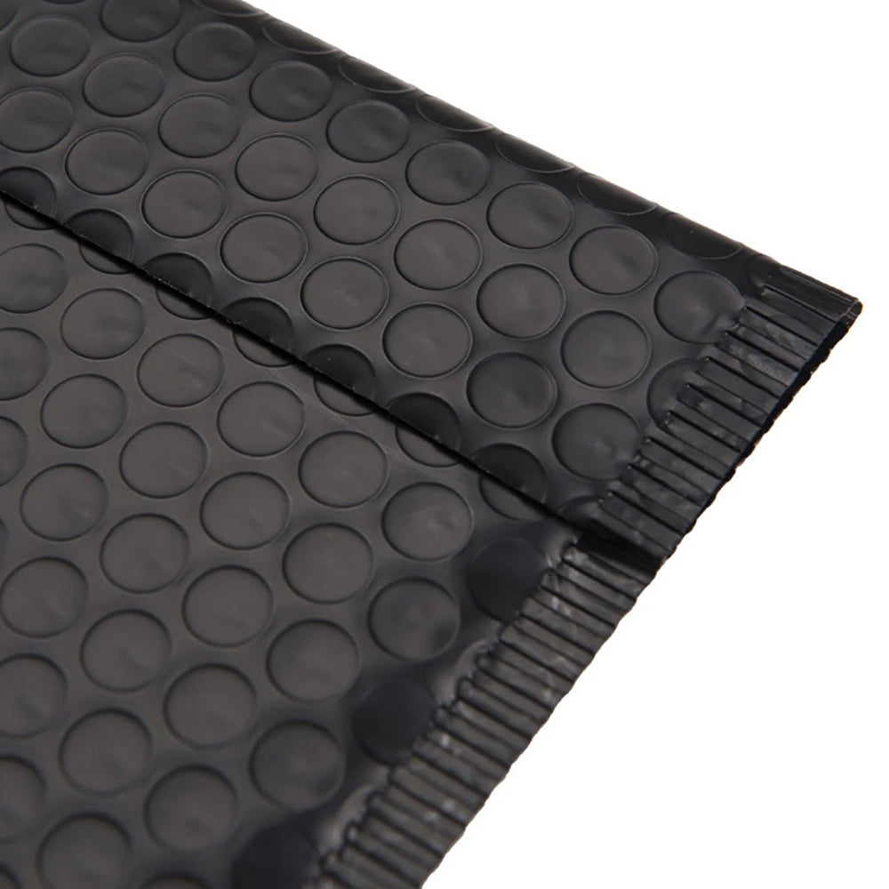 50PCS Black Bubble Envelopes Bag Waterproof Foam Bubble Mailers Express Shipping Envelope Bags Self Seal Packaging Organizer Bag