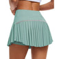 Fashion New Summer Sports Shorts Women Pleated Mini Skirt Anti Glare Short Skirt Running Outdoor Fitness Breathable Tennis Skirt