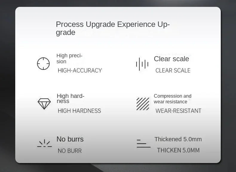 Engineered for Emergencies: 50cm Stainless Steel Ruler with Hardened Tip for Measurement | Drafting Multi‑Tool&Window-Breaking