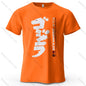 Japan Printed Men's T-Shirt 100% Cotton Oversized Harajuku Style Graphic Tees for Women Tops Tees Casual Streetwear