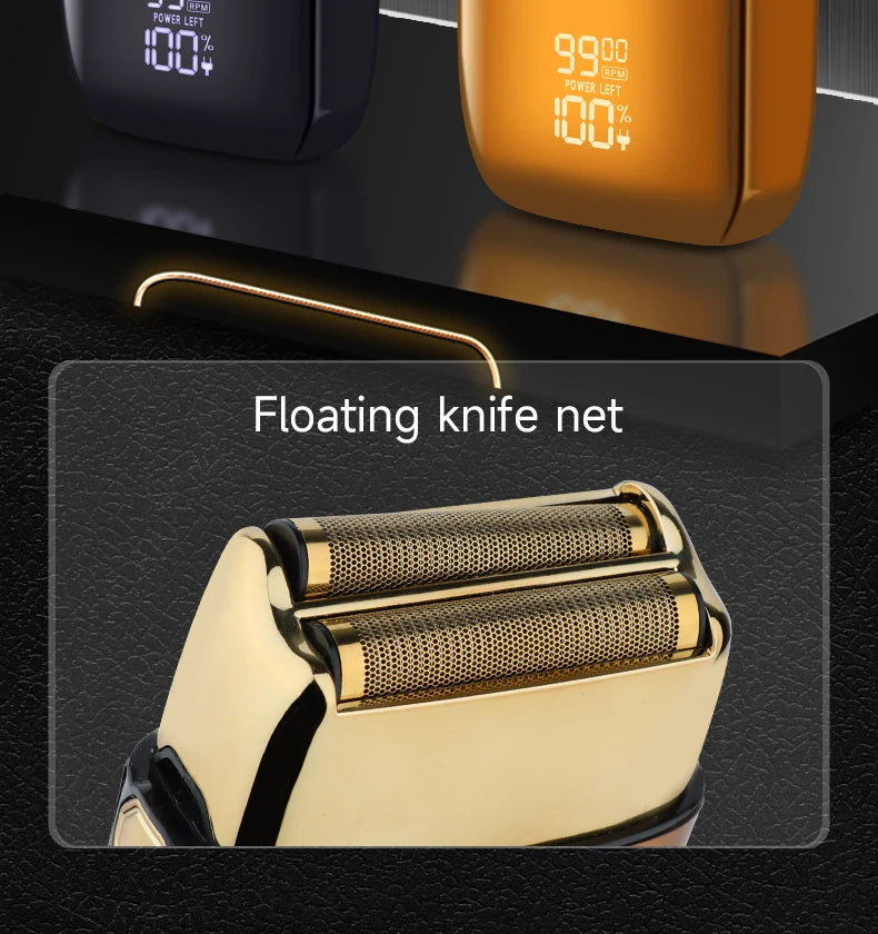 HIENA Shaving Machine Men Electric Shaver Hair Clipper Rechargeable Metal Housing Pro Electric Shaver for Men Electric Home