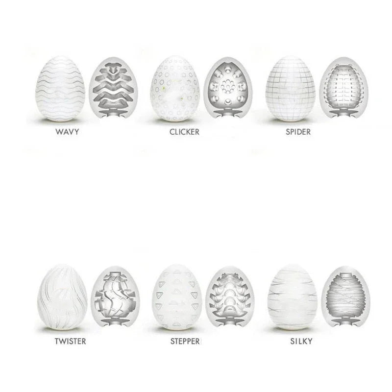 Mini Cup Masturbator Egg Shape Portable Stimulator Penis Massager Soft Rubber Adult Sex Toys for Men Realistic Vagina Pocket