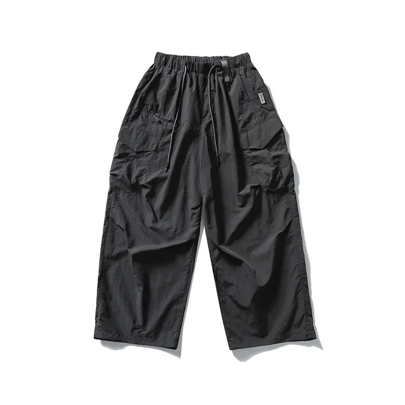 Ultra Loose Lightweight Outdoor Functional Pants Men Women Waterproof Quick Dry Techwear Wide Leg Cargo Pant Track Trouser