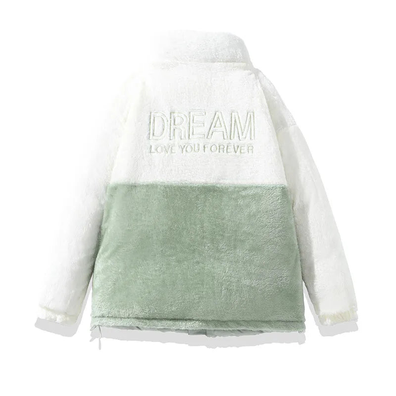New Couple's Fashionable Versatile Windproof Neutral Cotton Jacket Outdoor Thick Warm Comfortable Breathable Double-sided Jacket