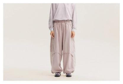 Men Women Splice Fashion Outdoor Loose Casual Lightweight Quick Dry Sports Cargo Baggy Pants Track Trouser Jogger Sweatpants