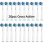 Brush Head Nozzles for Braun Oral B Replacement Toothbrush Head Sensitive Clean Sensi Ultrathin Gum Care Brush Head for Oralb