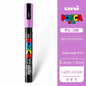 1pcs Japan UNI POSCA Markers PC-1M/3M/5M Acrylic Graffiti Pen Waterproof DIY Stackable Color Art Painting School Supplies