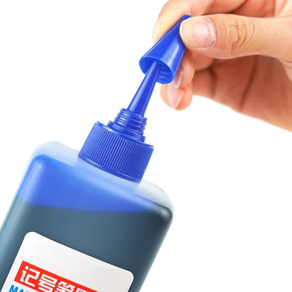 1 Box 500ml Permanent Marker Ink,Oily,Quick-Drying,Waterproof And Non-Fading,Non-Erasable 3 Colors Marker Ink Filler Liquid
