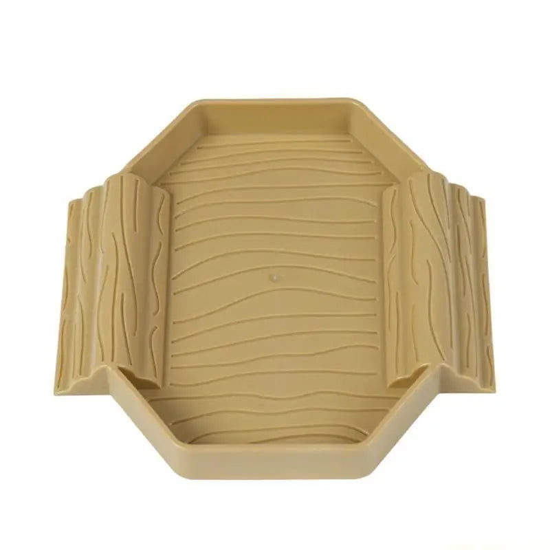 QX2E Small Plastic Turtles Bathing Pool Multifunctional Design Water Basin For Baby Reptiles Easy Cleaning And Portable Use