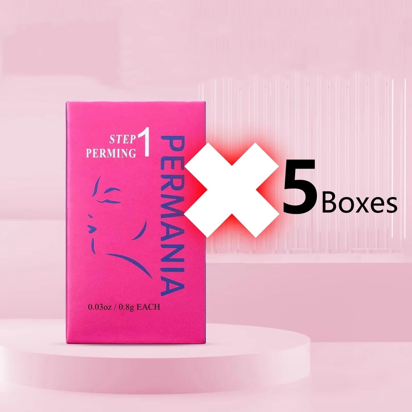 PERMANIA Korea 10 Pcs/Lot 5-8 Mins Lash Lift Eyelash Perm Kit Sachet Number #1#2#3 Setting Lotion Curling Perming Makeup Tool