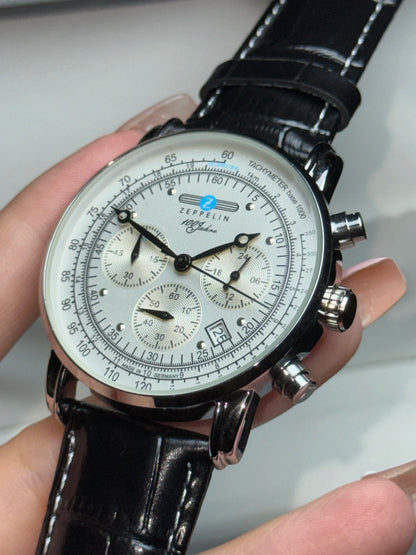 Zeppelin Airship Automatic Mens Watch Retro Business Commemorative Gift Fashion Leisure Timepiece Case New Watch