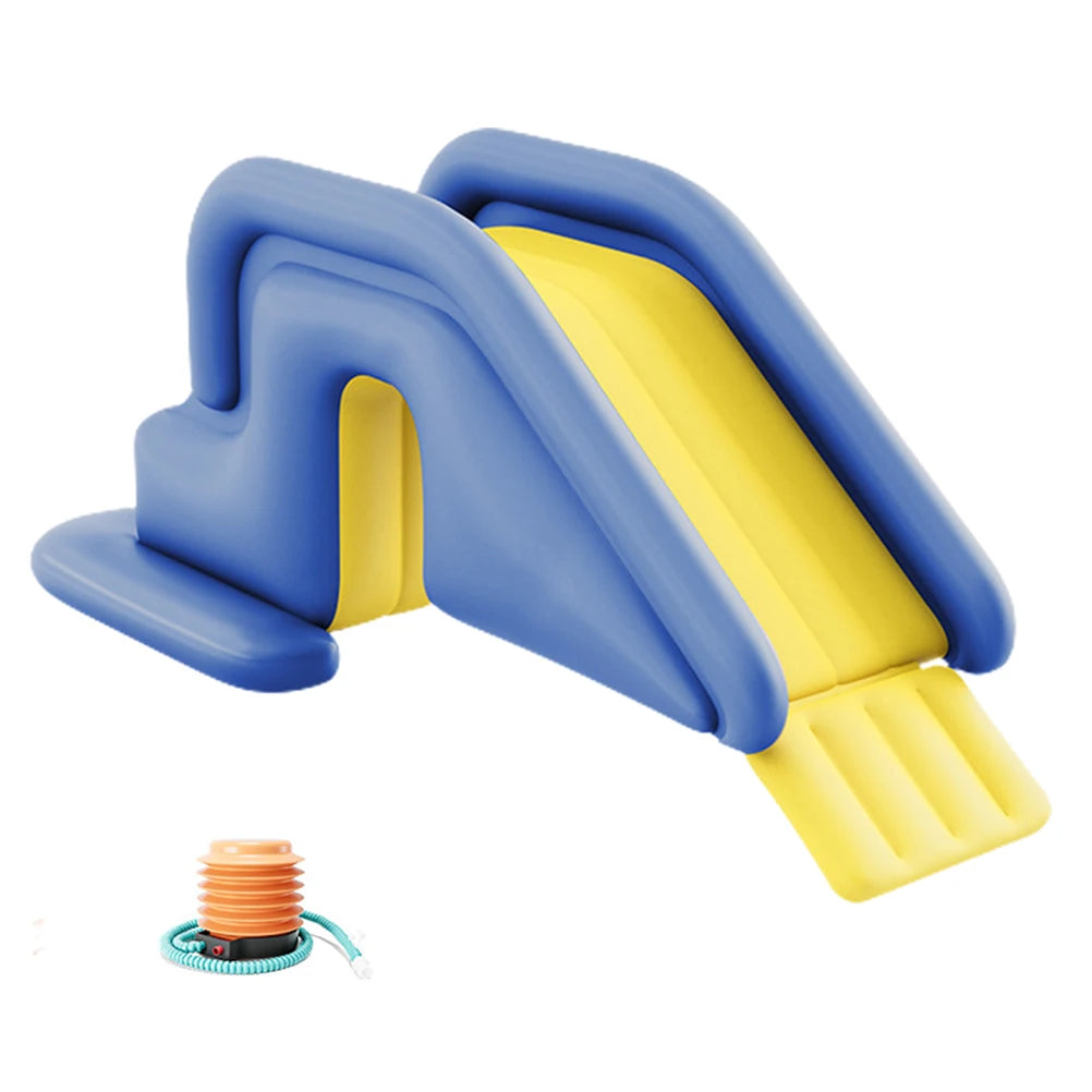 Inflatable Water Slide Compact Inflatable Climbing Wall Water Slide Park Outdoor Summer Fun for Kids Inflatable Slide