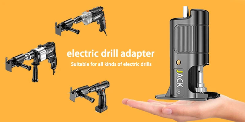 JANGKLIFE Screwdriver Conversion Head, Electric Drill to Electric Saw, Household Reciprocating Saw, Multifunctional, Wood Tools