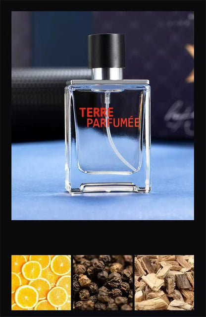 Luxury Brand Perfume Men Cologne 100ml Parfums Homme Gift Box 4Pcs Set Perfumes Masculinos Natural Floral Fruity Scent Spray