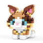 Insect Micro Animals Pet Cats Dog Building Blocks 3D Diamond Model BEE Snail Brick City Construction Toy for Children Kid Gift