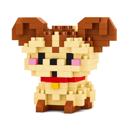 Insect Micro Animals Pet Cats Dog Building Blocks 3D Diamond Model BEE Snail Brick City Construction Toy for Children Kid Gift