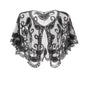 Sequins Coat Poncho Women Scarf Outfits Black Cape Ladies Scarves Party Outerwear Shawls Casaco Wraps Woman Clothes Robe Mujer