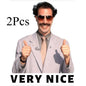 Borat-themed Plant-based Non-toxic Car Air Freshener - Universal Pendant, Fits 99% Vehicles, Safe for Cars with Kids