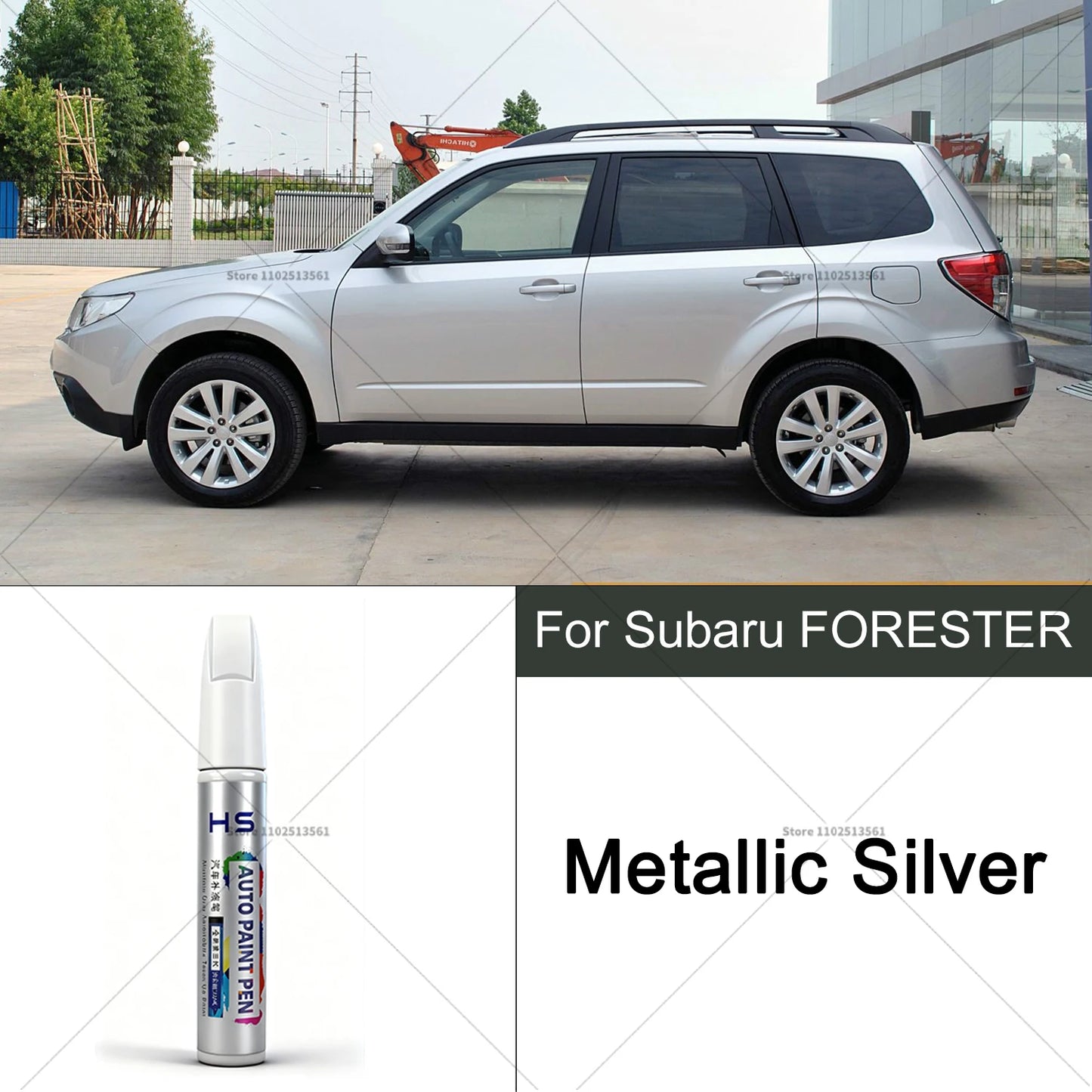 For Subaru Forester Car Paint Repair Pen Touch Up Scratch Remover DIY Auto Accessories Black White Blue Red Silver Bronze Green