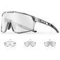 KAPVOE New Photochromic Cycling Glasses Men MTB Bicycle Cycling Eyewear UV400 Outdoor Sports Sunglasses Women Road Bike Goggles