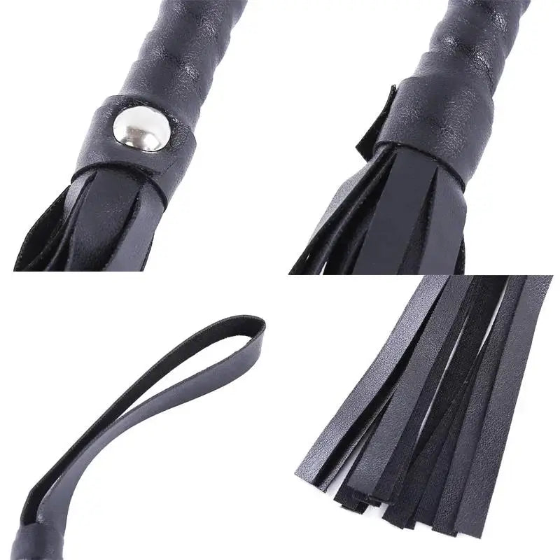 New Horsewhip Riding Sports Equipment Anti Slippery PU Leather Handle Horse Whip Racing Equestrian Tool