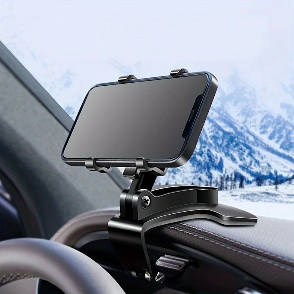 Universal Multi-Function Car Mobile Phone Holder Dashboard GPS Mobile Phone Holder Clip 360 Degree Rotatable Car Accessories