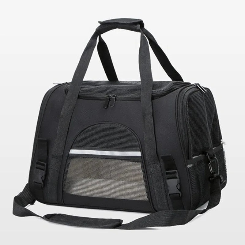 2026 Portable Pet Bag, Handheld Dog Carrier, Foldable Cat Travel Bag, Breathable Outdoor Car Carrier for Small Pets