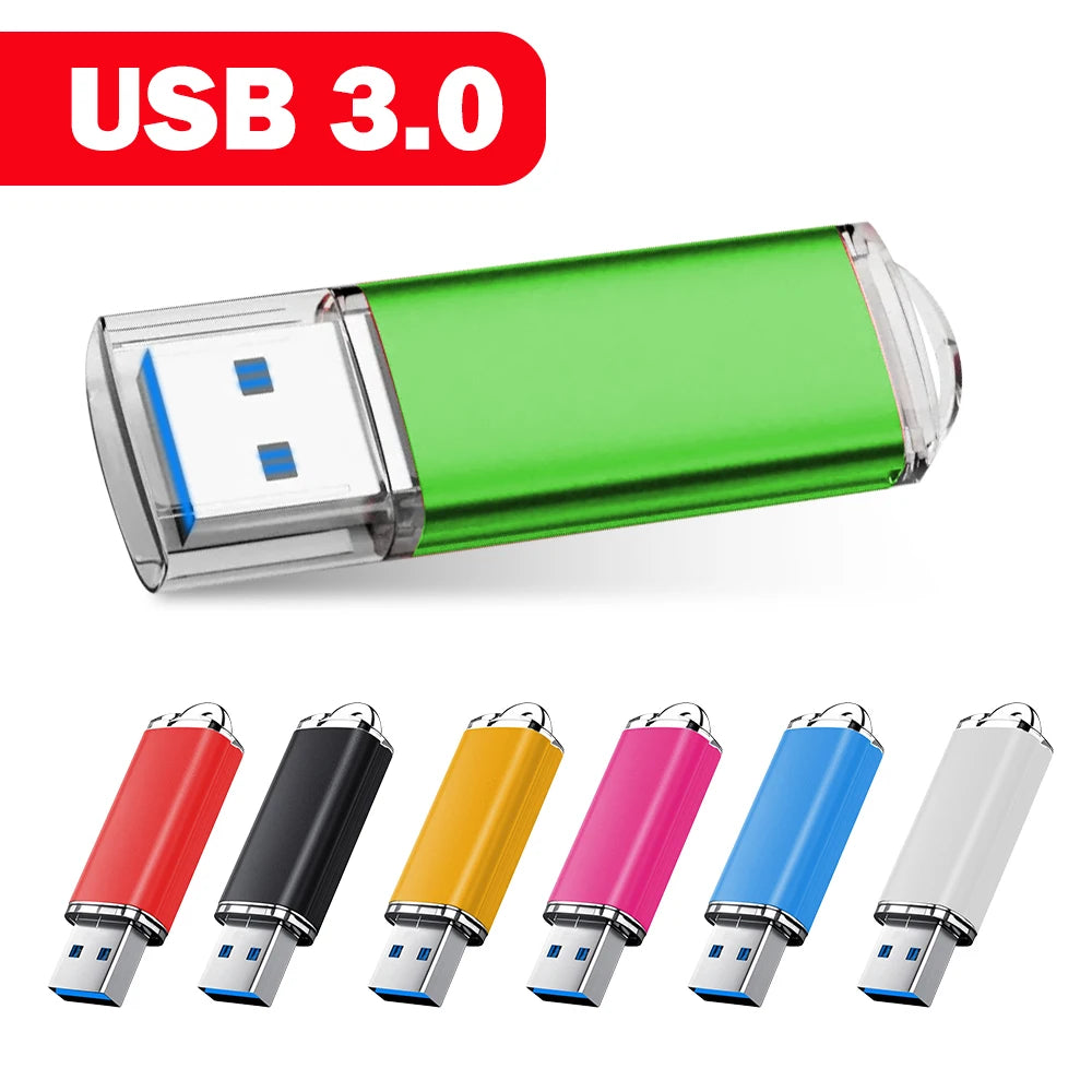Promotion Metal USB 3.0 Flash Drive High Speed Pen Drive 128GB 64GB USB Stick 3.0 32GB 16GB 8GB Flash Drive Pendrive