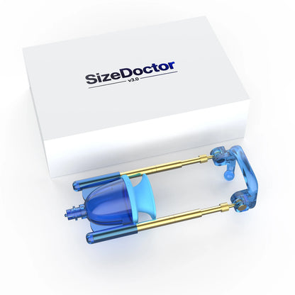 NewSizeDoctor V3.0 Male Penis Enlargement Training enhanced suction Vacuum Cup with Adjustable metal Holder and Soft Material