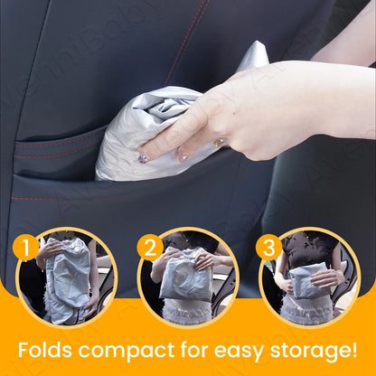 Baby Car Seat Sun Shade Cover, Infant Car Seat Heat Protector Keeps Your Toddler Baby Seat Cool, Blocks Out Heat & Sun UV Co