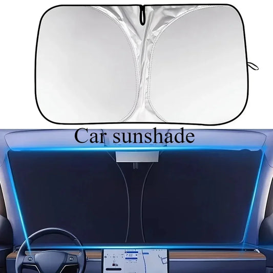 Car Windshield Sun Shade Cover Foldable Visor Protector Interior Anti UV Sun Windscreen Folding Parasol Car Accessories