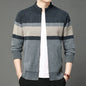 Premium Thick Chenille Fabric Warm New Brand Casual Fashion Stand Collar Men Jacket Streetwear Zipper Autumn Winter Coats