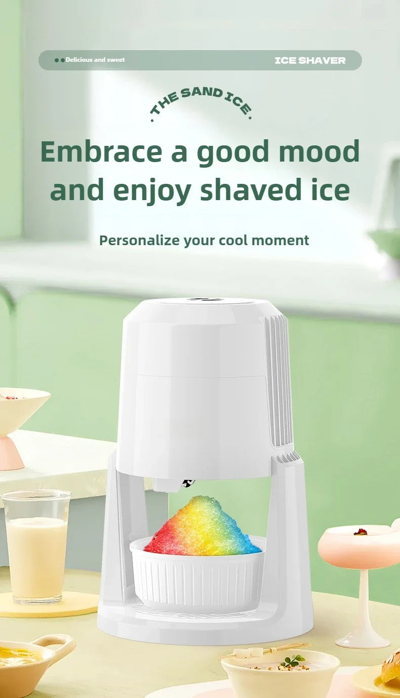 Automatic Ice shavers Trituradora De Hielo Commercial Smoothie Blender Maquina De Raspados De Hielo Electrica 220V 110V Ice